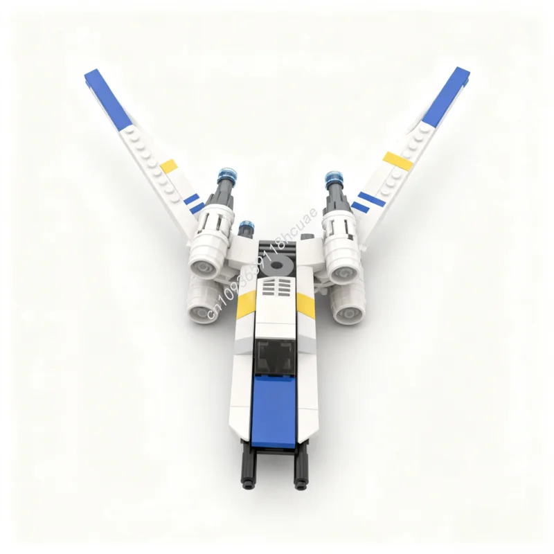 Фото 235 шт. MOC U Wing UT60D мини-масштабная звезда боевая модель строительные блоки DIY ремесленные игрушки дети собрать рождественские подарки №3
