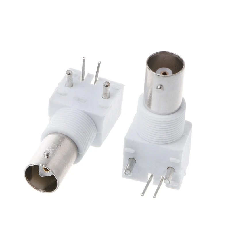 10x PC плата PCB Mount Right Angle BNC Female Jack с разъемом перегородки |