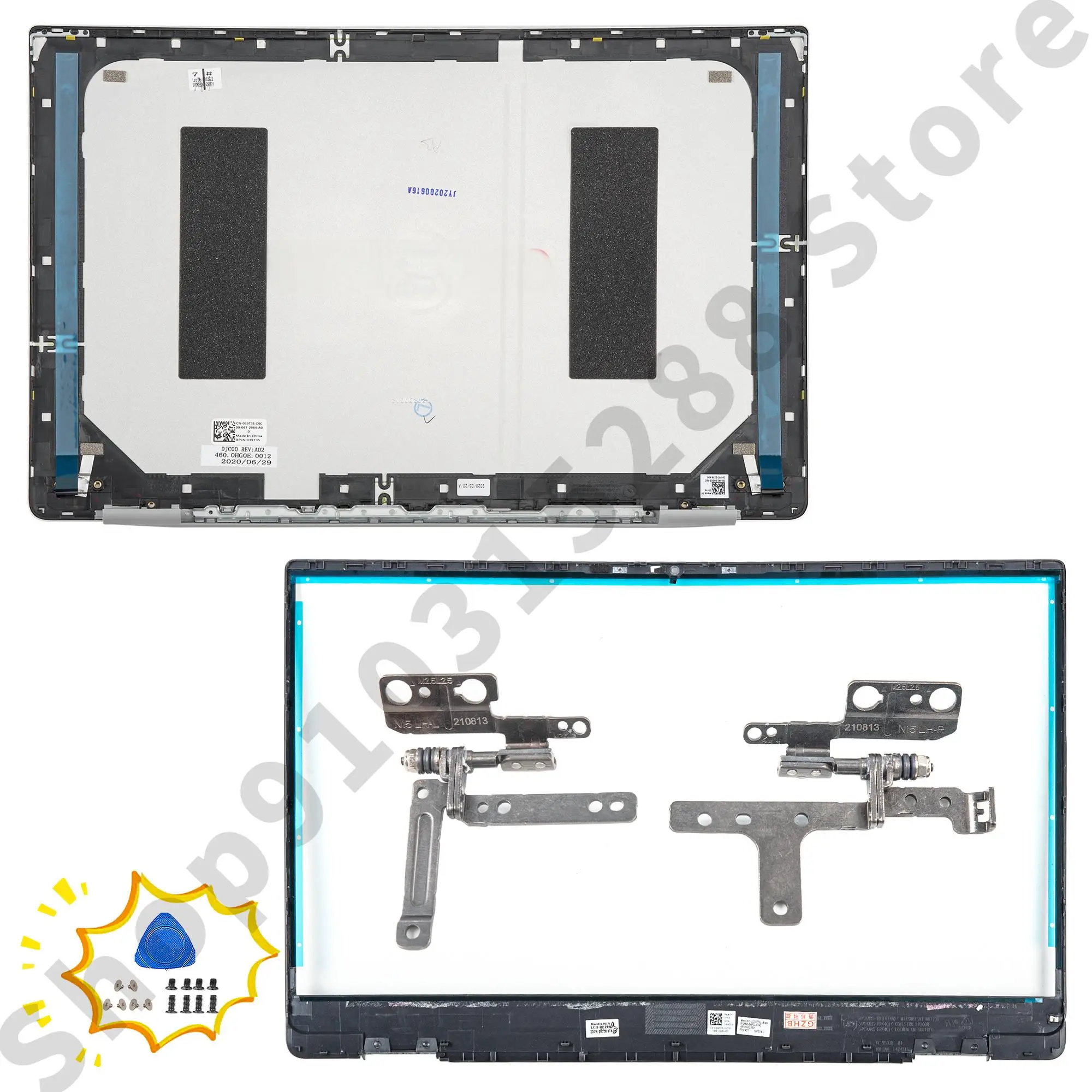 Чехол для Inspiron 15 5590 5598 P88F задняя крышка 039T35 рамка 0H8G80/0WWD75 ремонт петель 6 дюйма
