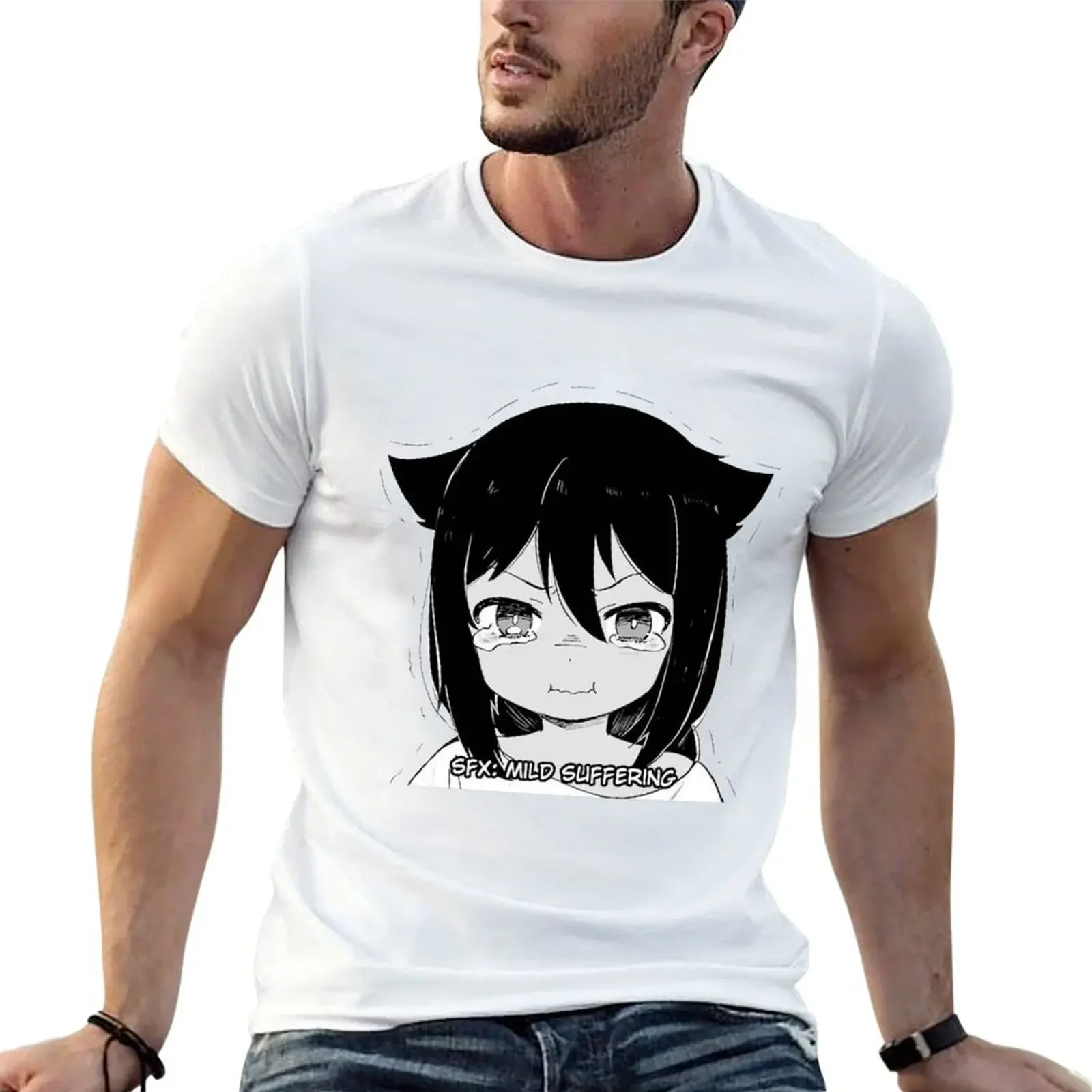 Мужские хлопковые футболки Jahy-sama Sad Suffering