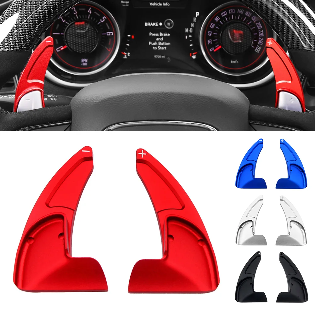 

Car Steering Wheel Shift Paddle Shifter Gear Extension for Dodge Durango Citadel R/T SXT Plus Charger GT Challenger RT Scat Pack