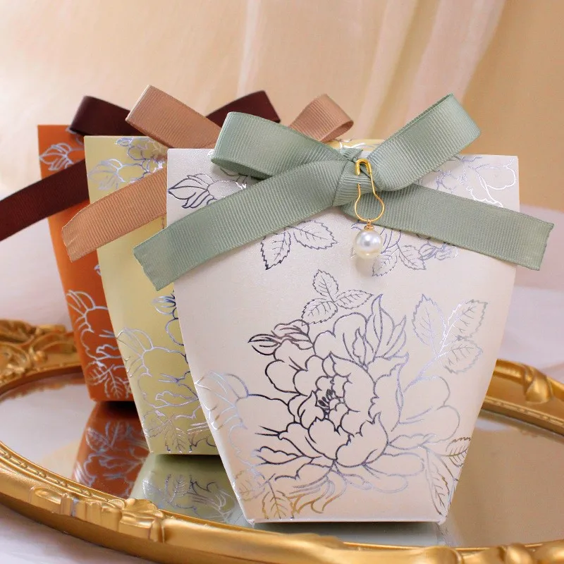 With Ribbon, Flower Candy Box Wedding Gift Box Cinderella Gift Box Caja De Regalo Princess