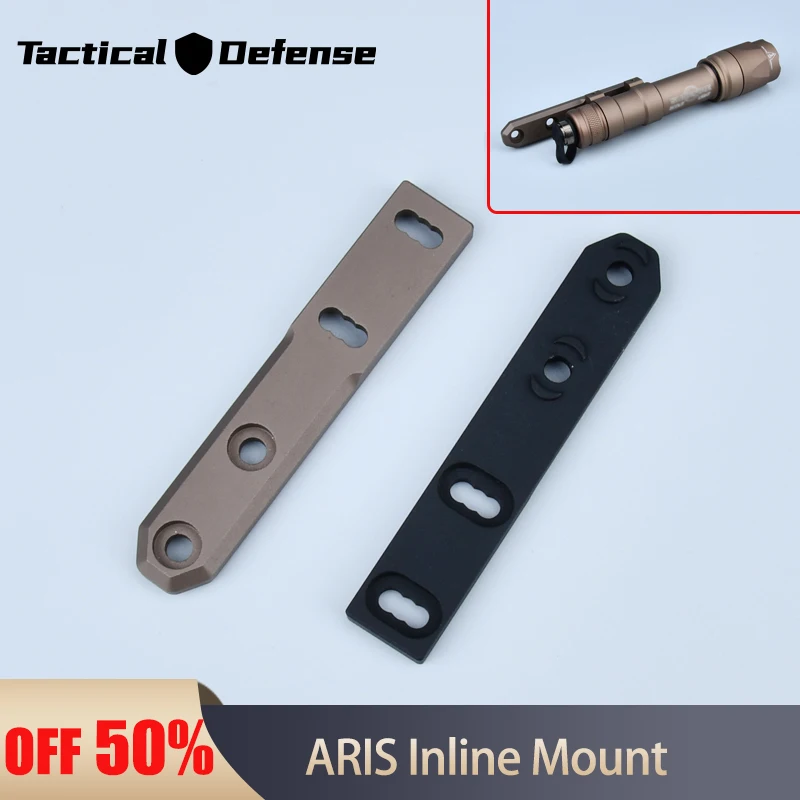 

Airsoft ARIS Surefir M300 M600 PLHv2 Inline Scout mount ARIS Inline Scout Light Base Weapon Light Fit Hunting Airsoft Rifle Mlo