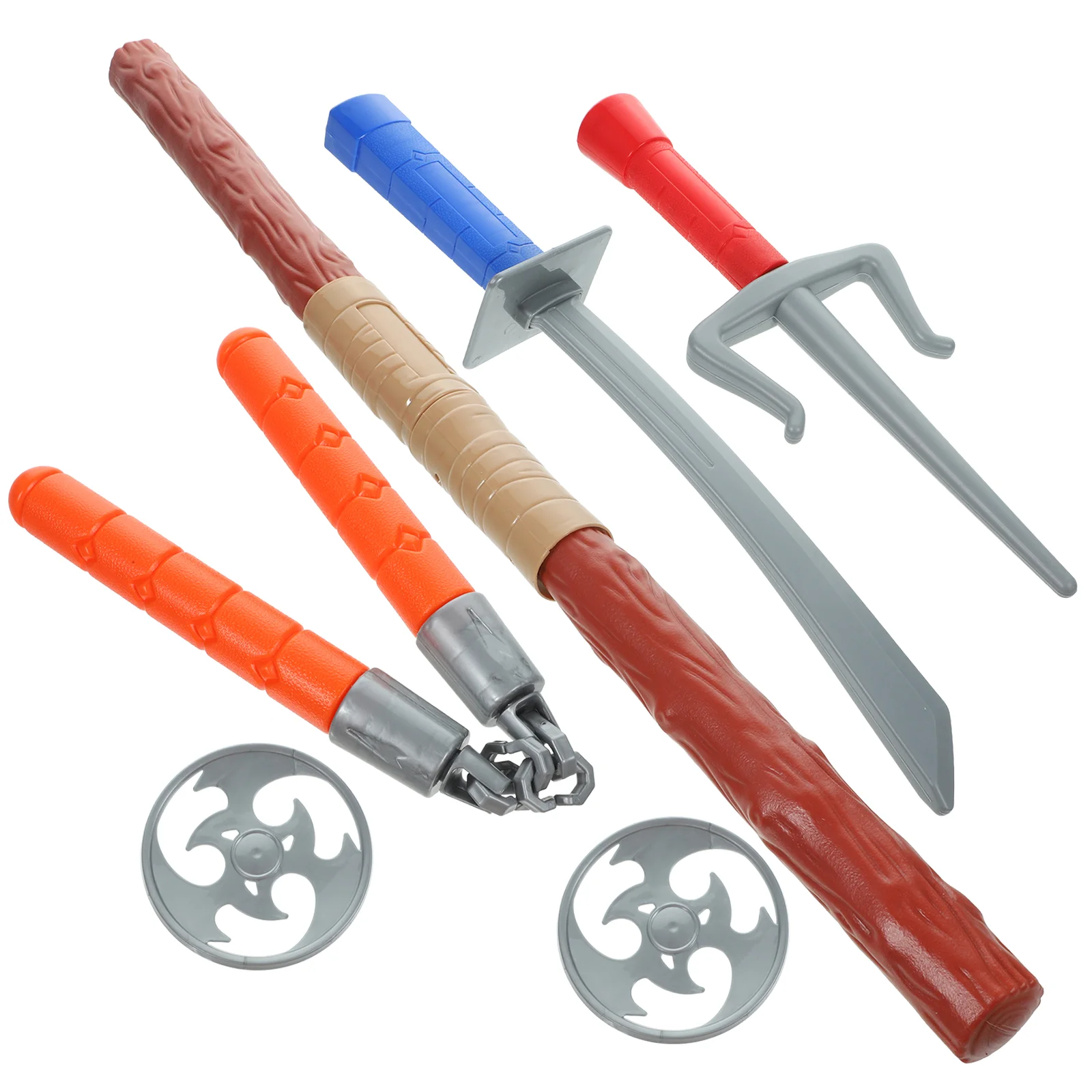 

Ninja Suit Plastic Performance Prop Kids Costume Props Boy Swords Child Playing Unique Cosplay