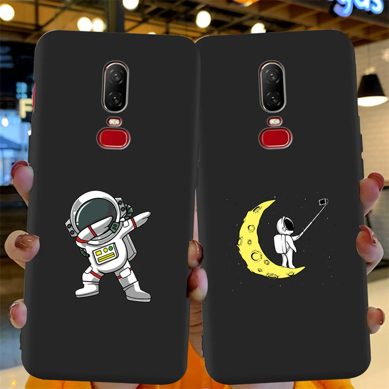 

Space Astronaut Cartoon Cute Funda Coque for Oneplus 8 5 6 7 One Plus 5T 6T 7T 8 Pro Phone Case Soft Silicone Tpu Cover Shell