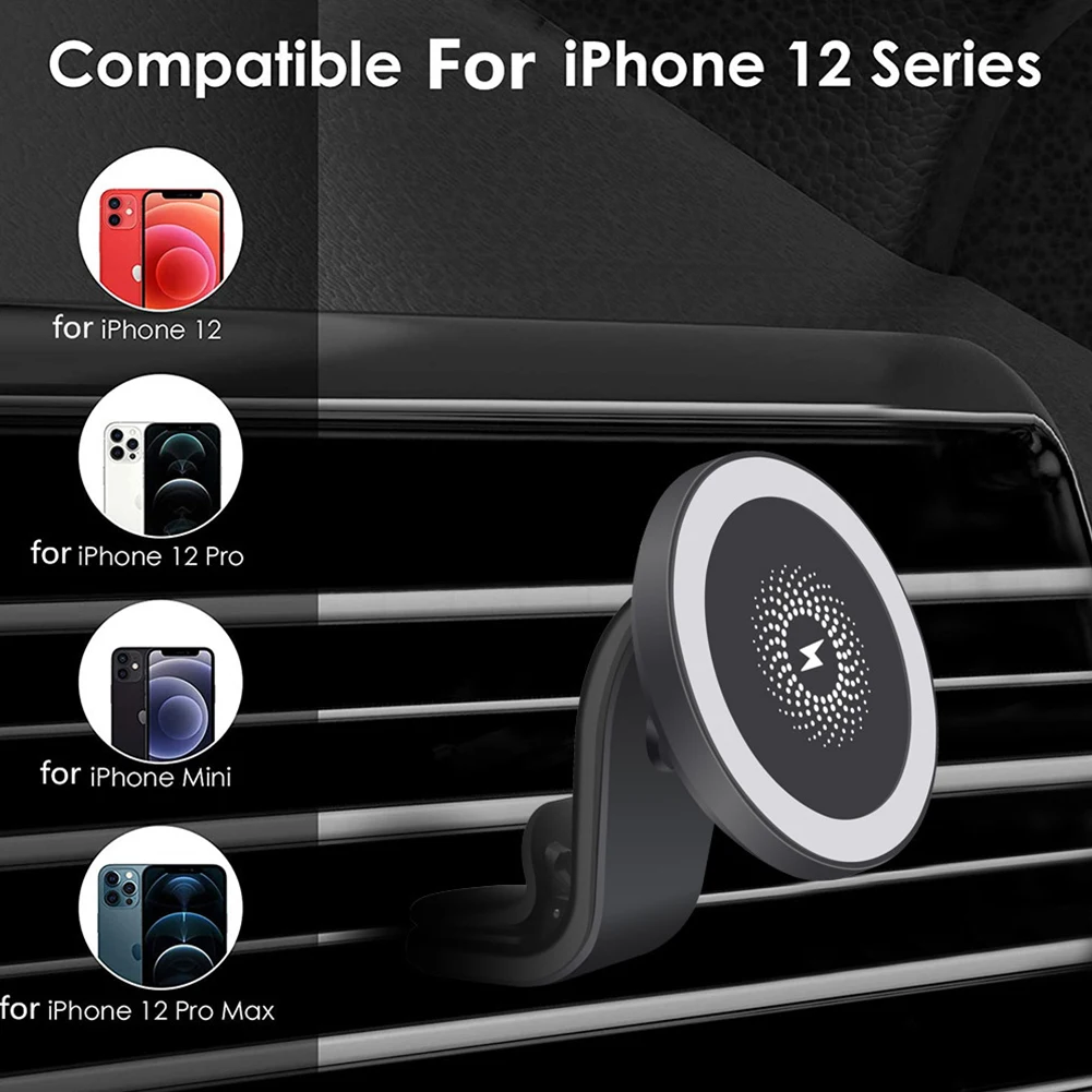 

Magnetic Car Wireless Charger Holder For Magsafe Series iPhone 13 12 Pro Max Mini 10W Fast Car Charging Phone Phones Stand