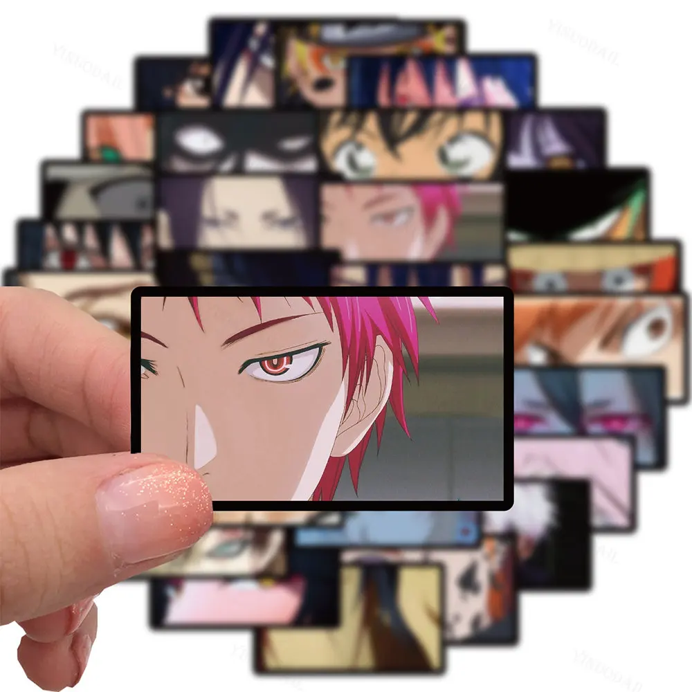 

100pcs Cartoon Naruto Stickers Cool Uzumaki Naruto Waterproof Decals DIY Luggage Skateboard Laptop Kids Anime Sticker Toy