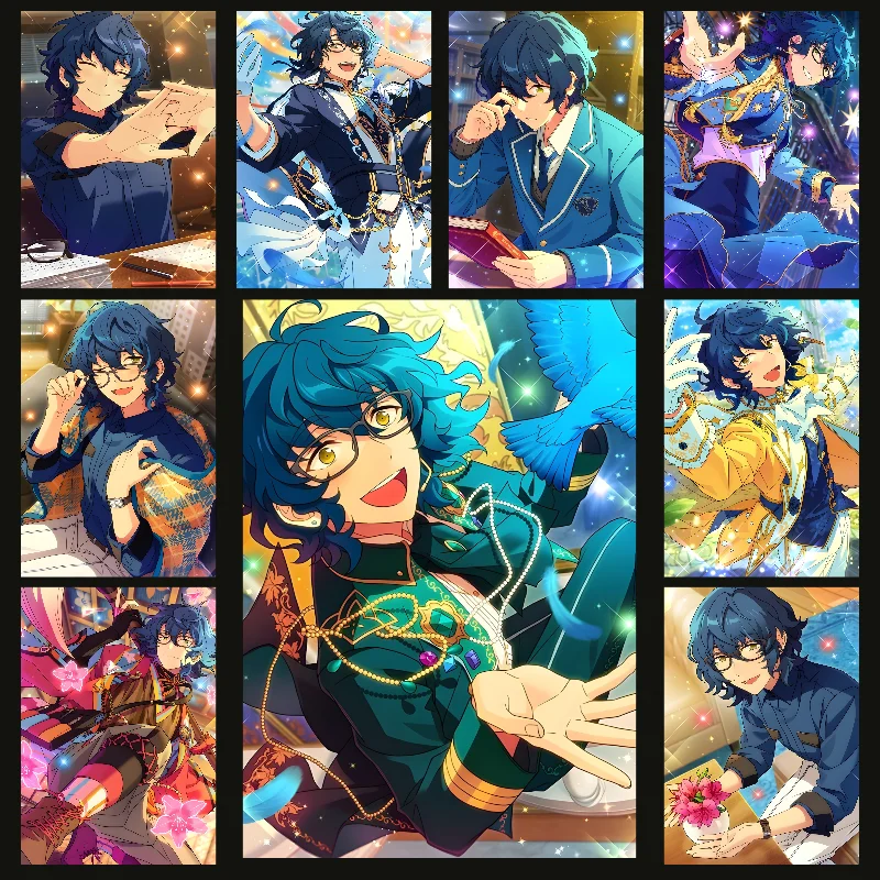 Game Anime Sumugi Aoba Poster Self-adhesive Art Waterproof Paper Sticker Coffee House Bar Room Wall Decor