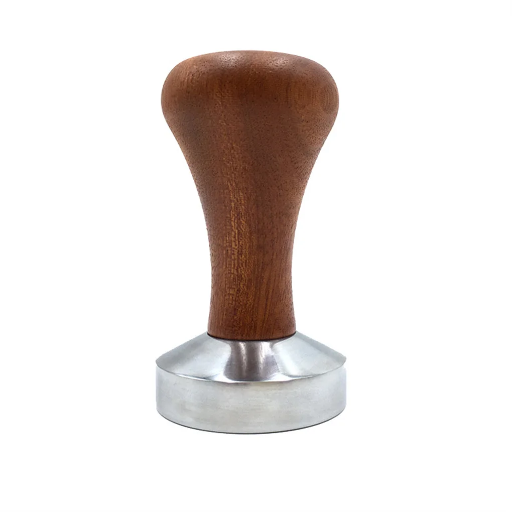 

Wood Handle Coffee Powder Press Machine Aluminum Alloy Heat Resisting Hammer Tamper Dispenser Home Supplies Kitchen