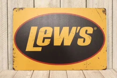 Lews Lew's жестяная искусственная винтажная удочка катушка для рыбы