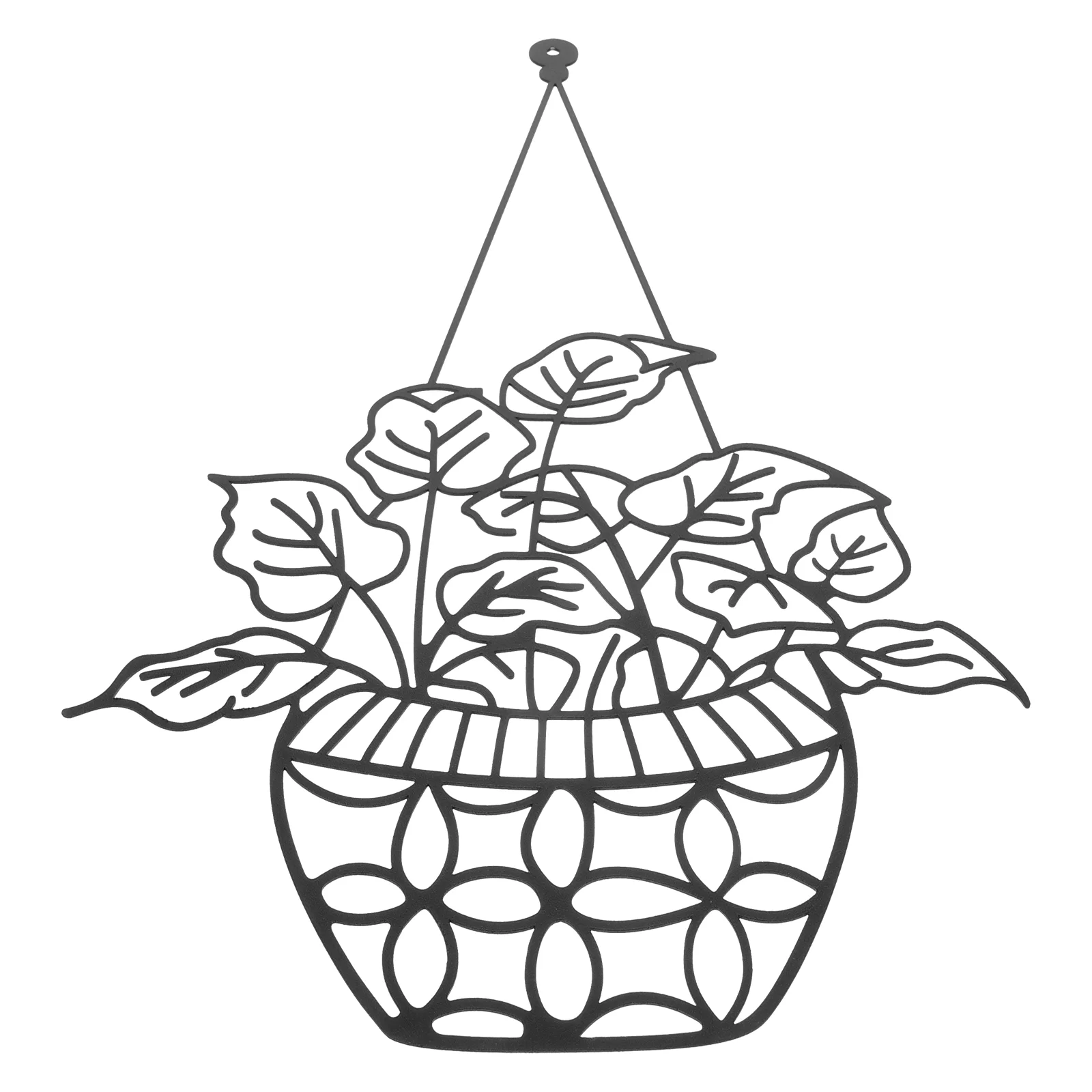 

Aestechtic Room Decor Metal Flower Pot Wall Wrought Iron Astetic Living Toom Decore