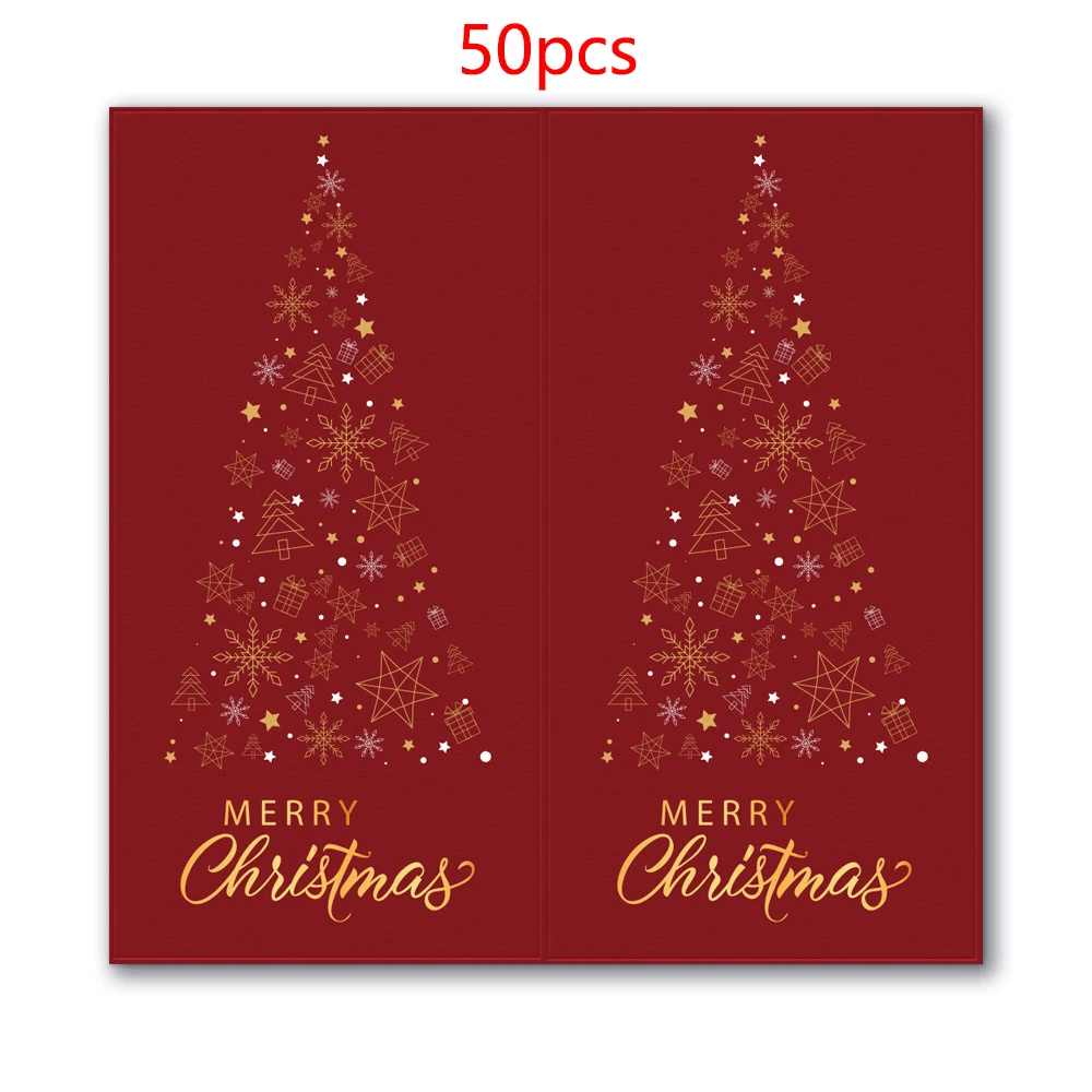 

Рождественские наклейки 10-50 шт. 5x10 см