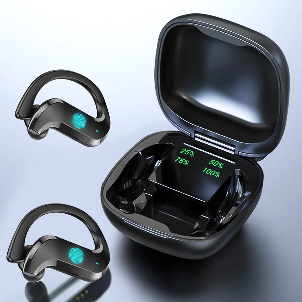 

TWS Wireless Headphones Bluetooth Earphones Noise Canceling Sports Waterproof Headset 9D Stereo Earbuds With Microphone