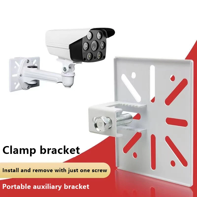 

Universal Vertical Pole Mount Adapter with Screws Fixing, Wall Mounting Bracket For CCTV Security Camera PTZ Domecctv 브라켓