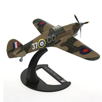 172 wwii british air force hawker hurricane fighter mk ii diecast metal aircraft model for children collection gift toy