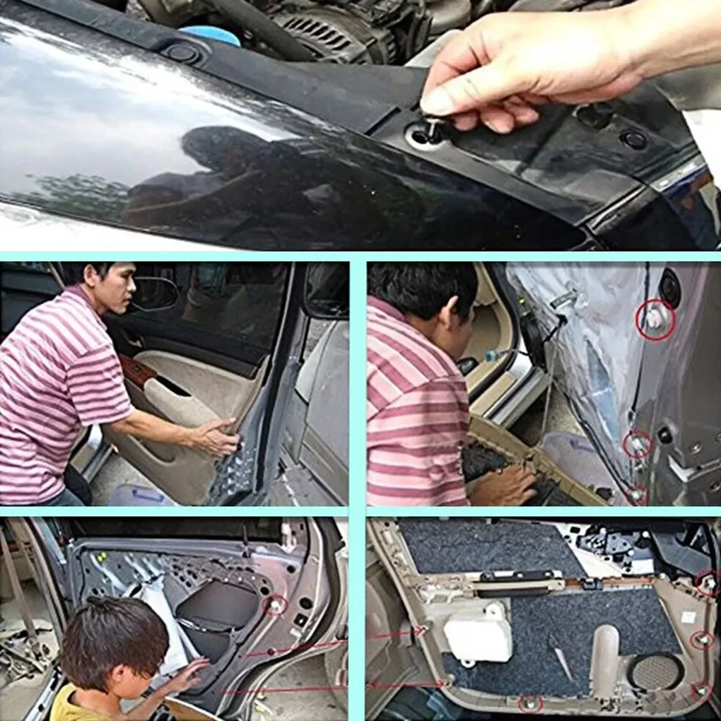

30 kinds Universal Mixed Auto Fastener Car Bumper Clips Retainer Car Fastener Rivet Door Panel Liner for All Car