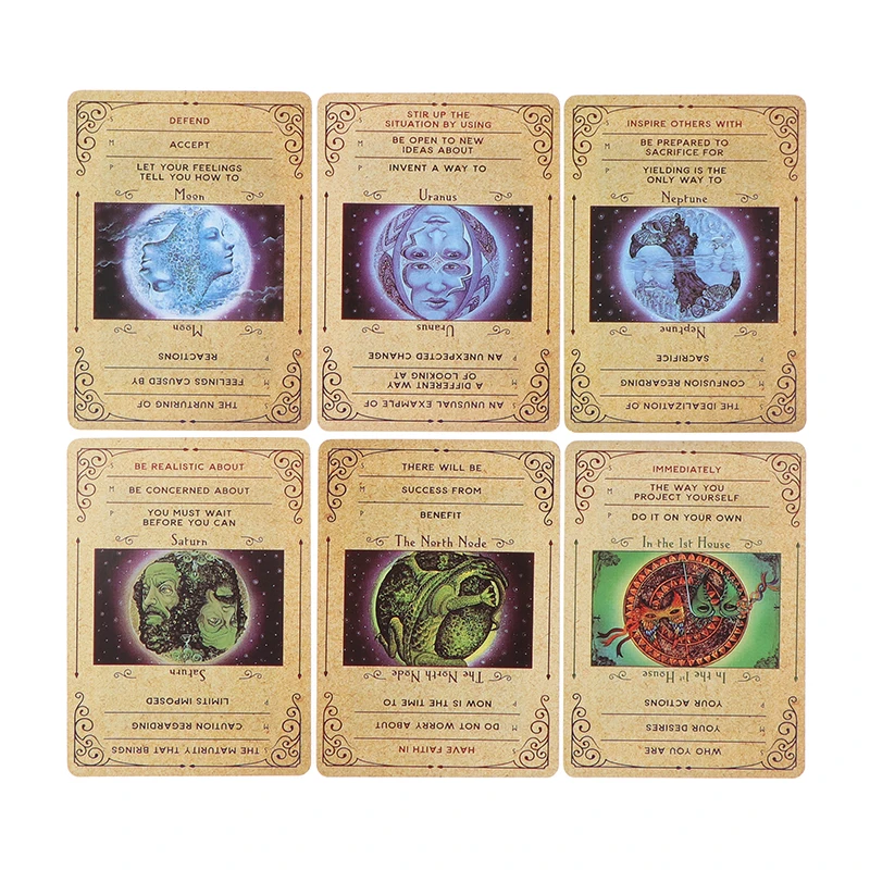 1 коробка карточки с изображением кармы-оракула предсказания о предсказаниях