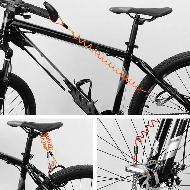 1 шт. 120 см замок дискового тормоза мотоцикла кабель напоминания о скутере