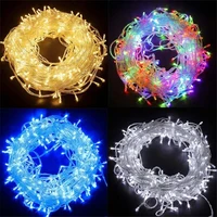 100m50m30m10m holiday led christmas lights outdoor waterproof garland fairy string lights garden decoration for party wedding