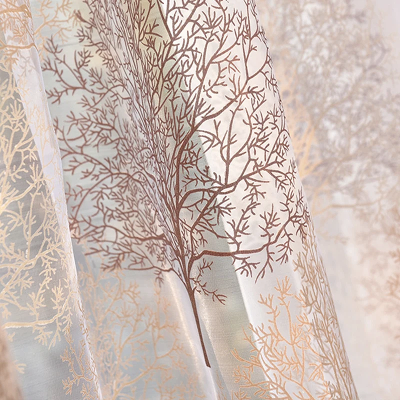 

Шифоновые шторы JFSGINS просвечивающиеся 1 панель