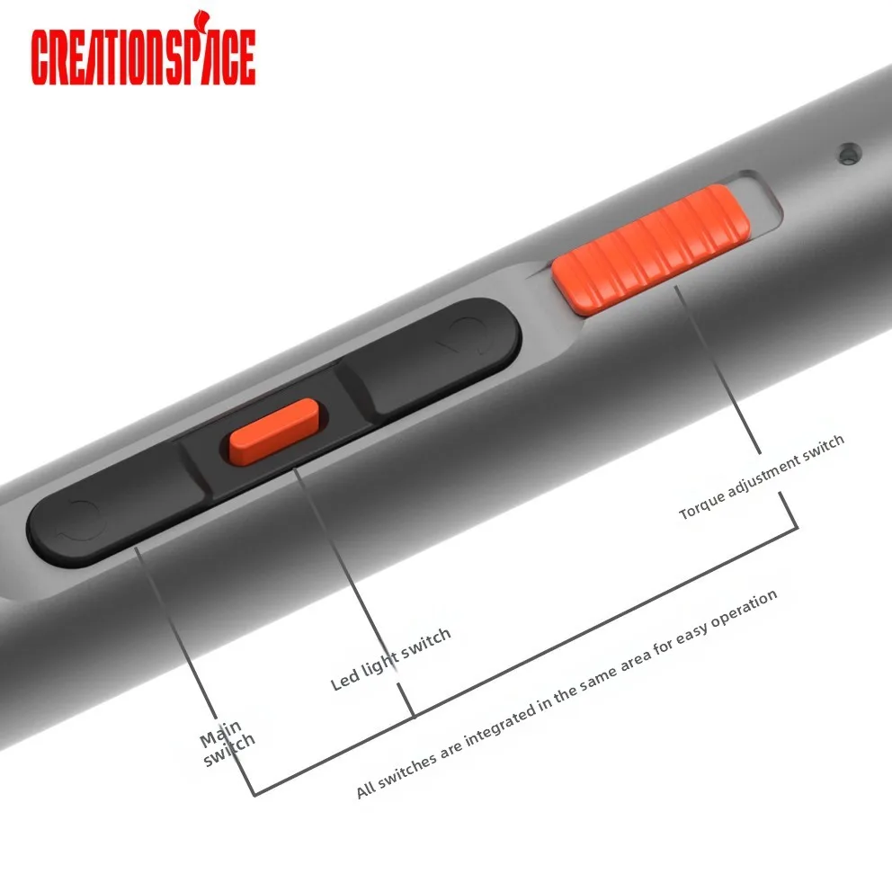 Фото Электрическая многофункциональная отвертка CREATIONSPACE CS0701A 0.6Н.м для закручивания шурупов, оптовая продажа с завода №4