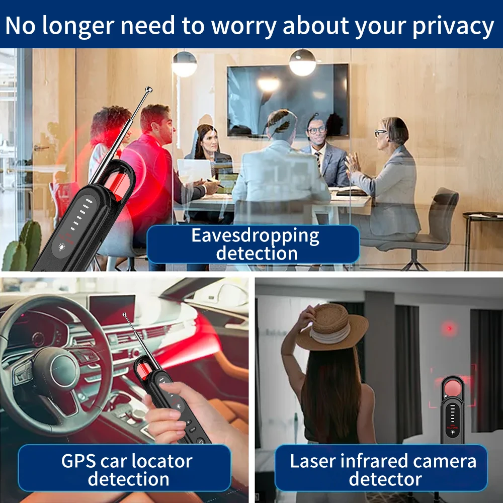 Антишпионское Устройство Беспроводной Детектор Сигналов Трекер Скрытой Камеры