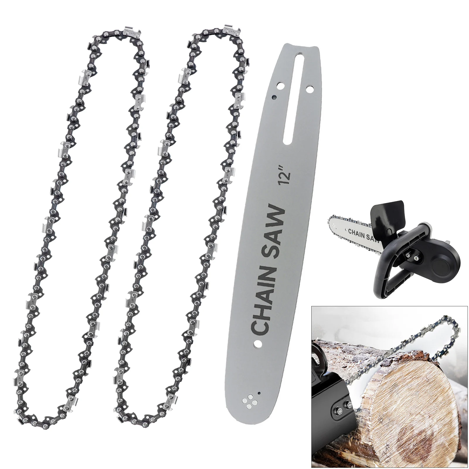 

Цепи для бензопилы ChgImposs 12 дюймов, 3/8LP, 050 дюймов, 45