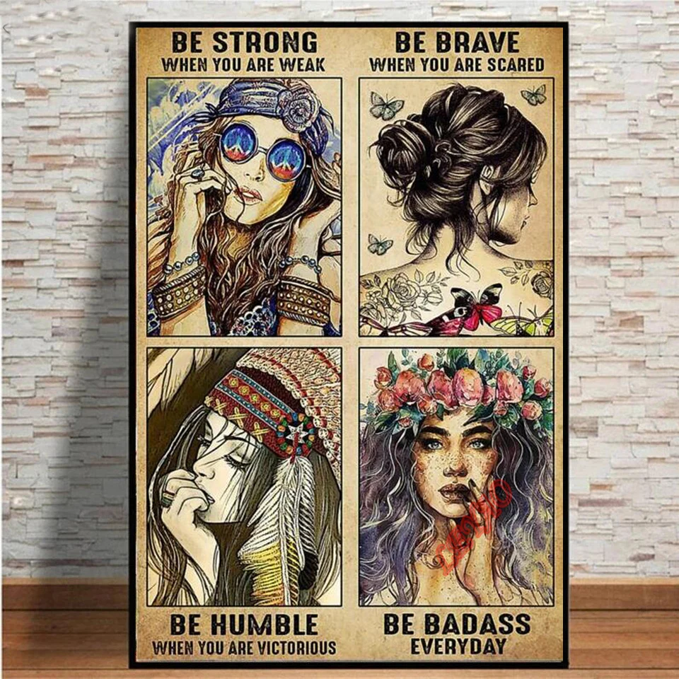 

Картина для алмазной вышивки «Девочка-бегемот»