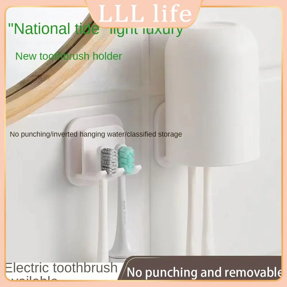 

Sturdy And Durable Toothbrush Holder Moisture-proof And Waterproof Toilet Accessories Convenient And Fast Easy To Install