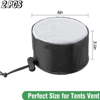 2pcs tents vent cover duct filter tents vent filter cover with elastic band fixed buckle to dust proof for plant grow tent vent