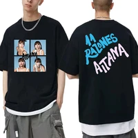 singer aitana ocana graphic double sided print t shirts regular men women fashion harajuku tshirt short sleeve man hip hop tees