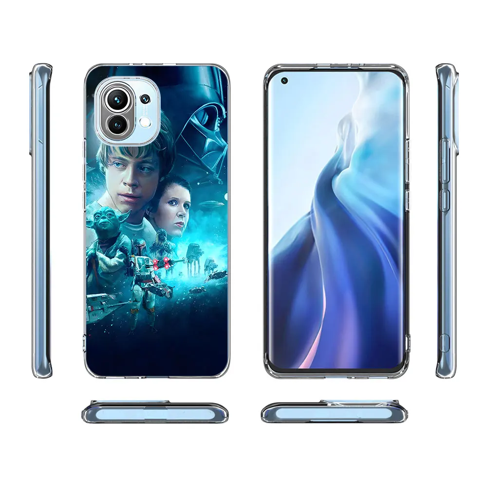 Прозрачный чехол для Xiaomi Mi 11 9 9T 13 12 12T 11i A2 11T 12X 10 8 10T Pro 5X 6X A3 Lite