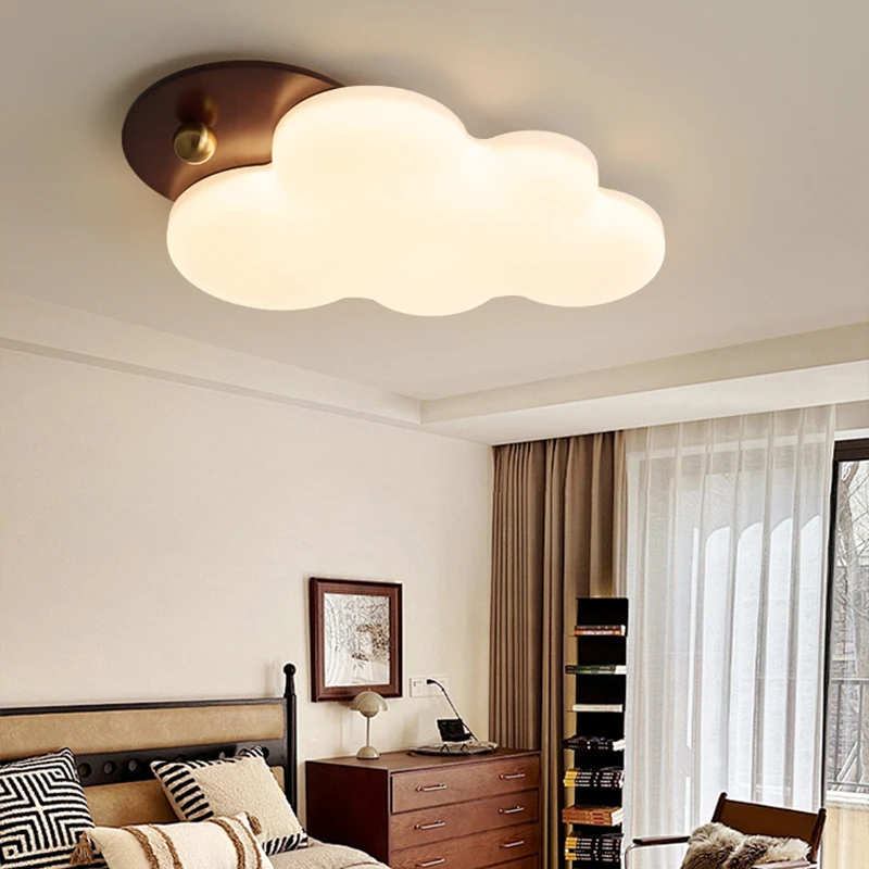 Потолочный светильник с облаком светодиодный для спальни простой ветер