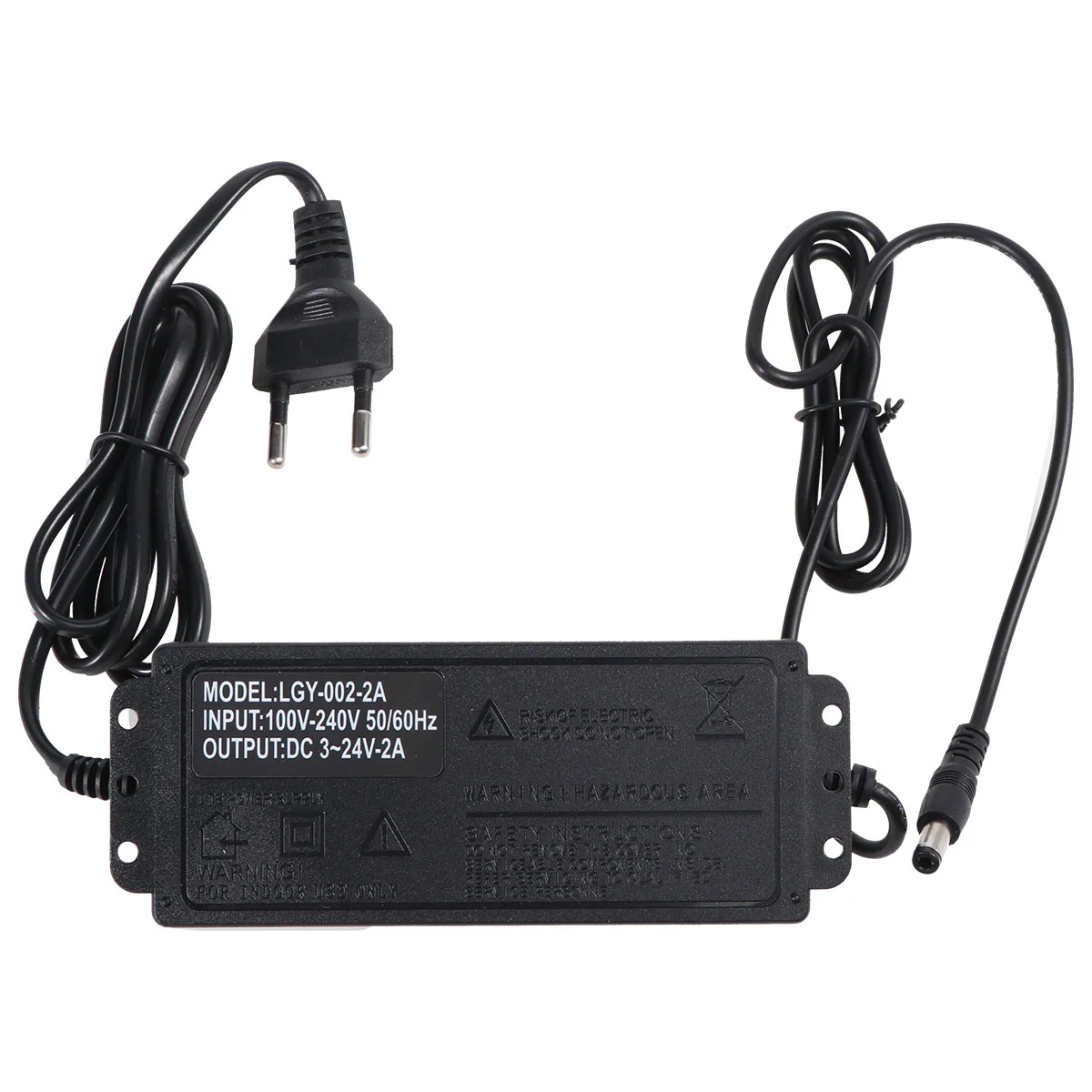 

1Pc Plug Power Supply 48W Durable 3-24V Adjustable Portative Digital Power Adapter for Speed ​​Controller