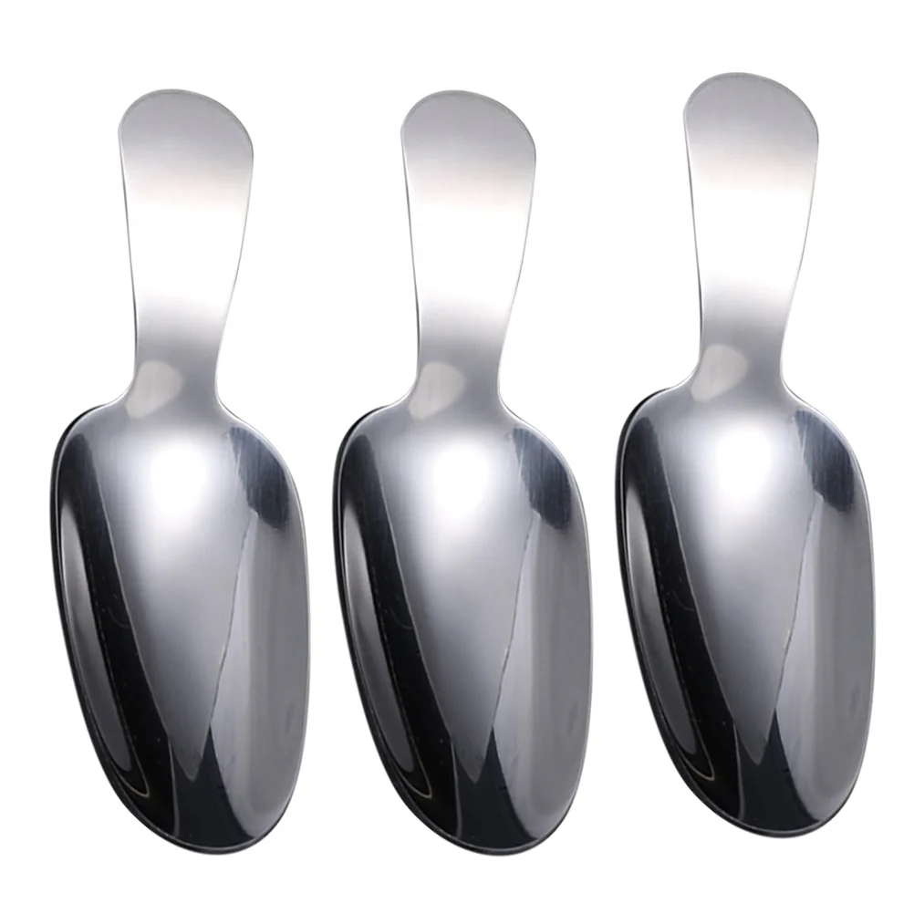 

Spoon Spoons Scoop Scoops Tea Dessert Icemini Creamstainless Coffee Short Steel Metal Salt Handlesugar Condiments Serving