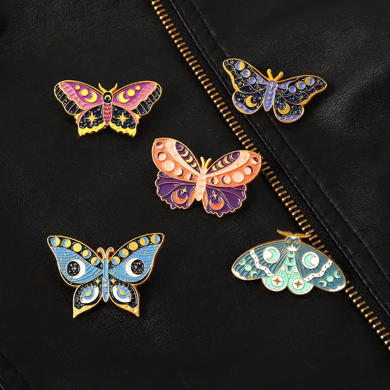 

Colorful Butterfly Insect Animal Ceramics Enamel Pin Cartoon Brooch Lapel Badges Jewelry Gift Funny Cute Fashion Kids Friends