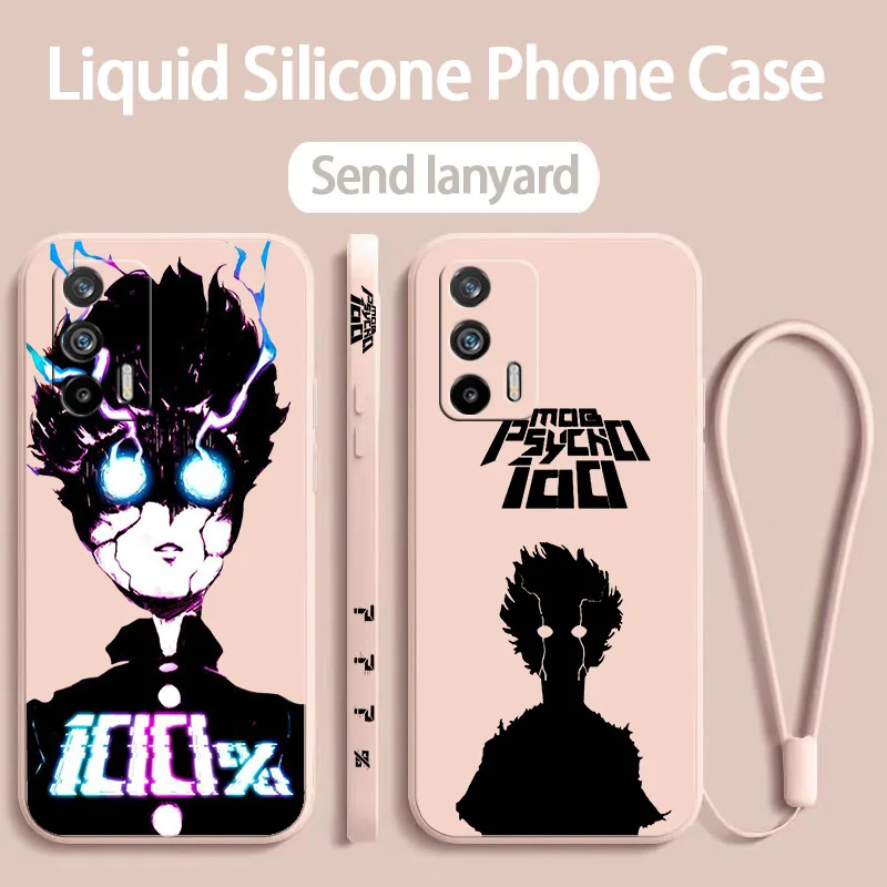 Mob Psycho 100 Anime For OPPO A57 A55 A54 A53 A52 A36 A35 A32 A17 A16 A15 A12 A9 A5 2020 Liquid Left Rope Phone Case