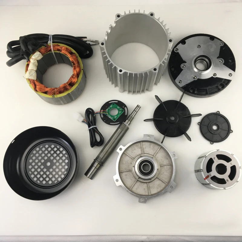 Электрические моторы постоянного тока без щеток с постоянной магнитной навеской для высокомощных трех- и четырехколесных транспортных средств 60В 1200Вт 1500Вт 1800Вт 2500Вт.