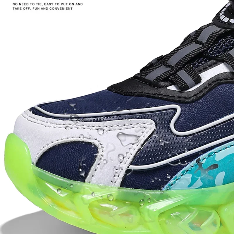 Детские осенне-зимние теннисные баскетбольные повседневные кроссовки для