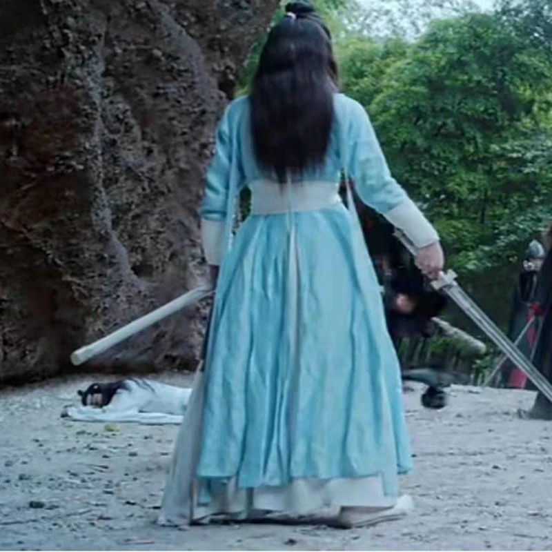 Костюм для косплея Lan Wangji Mo Dao Zu Shi, оригинальный костюм Lan Zhan, китайские традиционные костюмы ханьфу для взрослых, неразобранная ТВ-серия (art.: 3920c237e4fb2) - 3920c237e4fb2