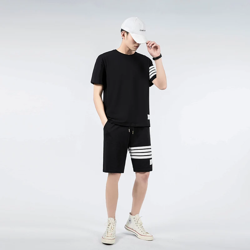 Men Clothing 2022 Men's Sets Designer Clothes Korea Fashion T Shirts Shorts Tracksuit Sweatsuits Sweatpants  Plus Size Two Piece