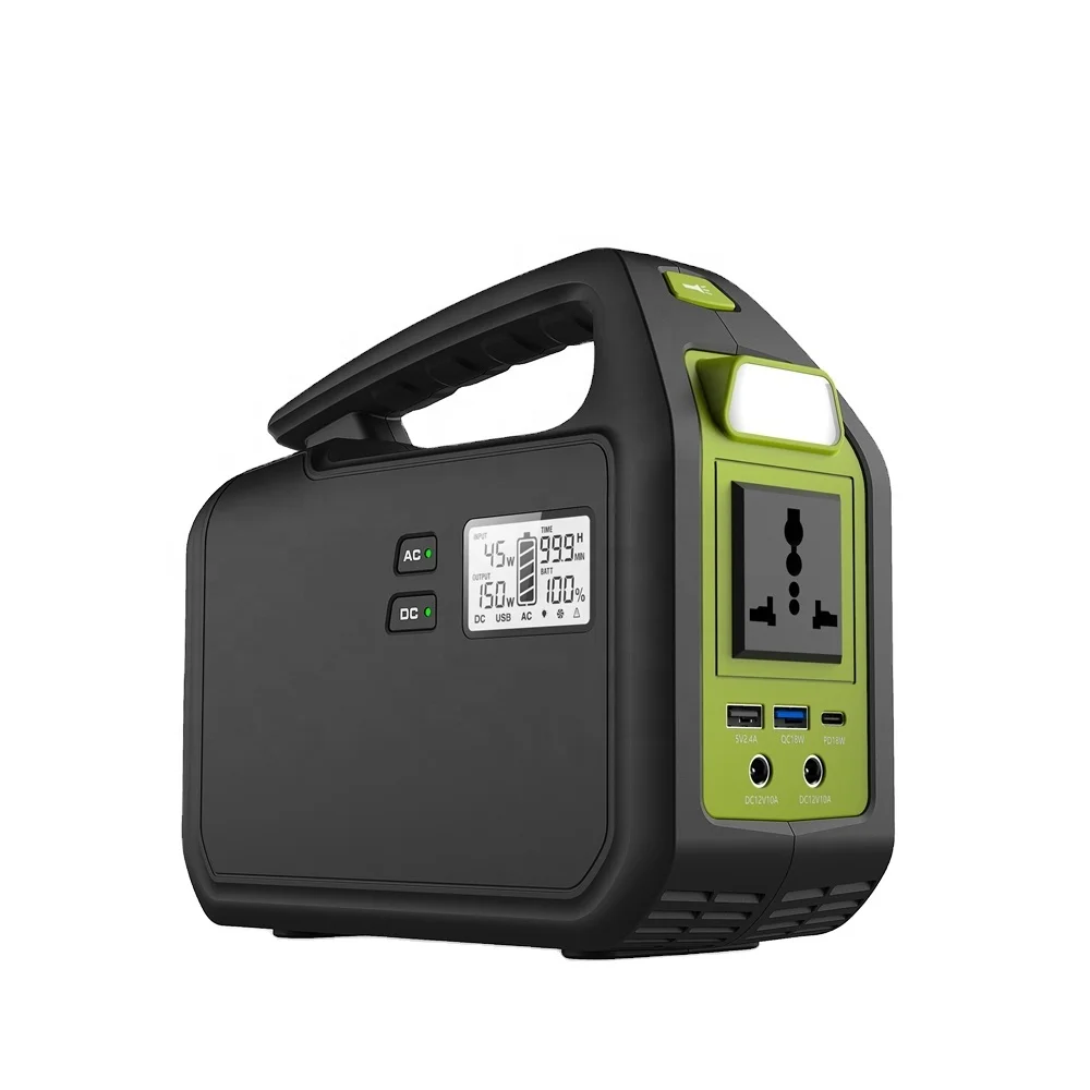 

High Quality 150W Portable Generator Power Station Smart Outdoor Power Bank