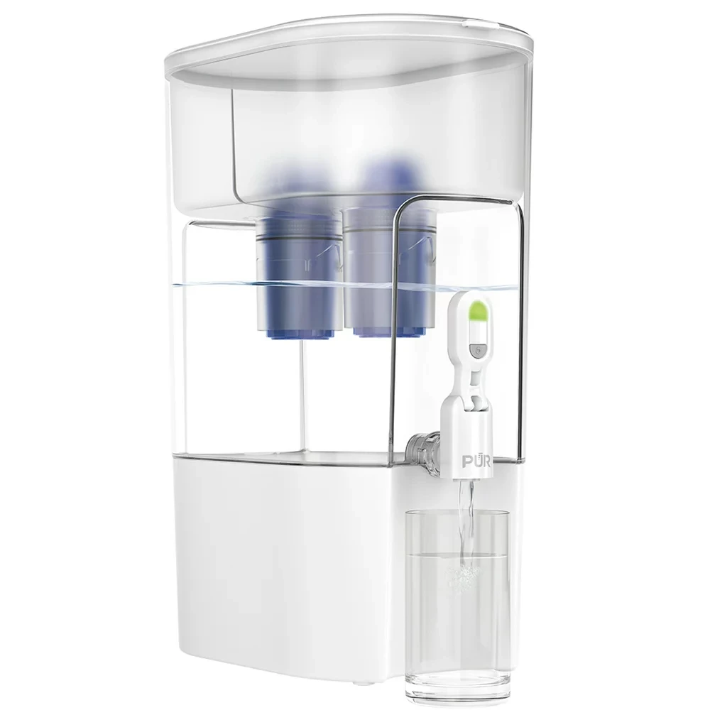 

Cup Extra Large Dispenser Filtration System with 2 Filters, PDI4000Z, White/Blue