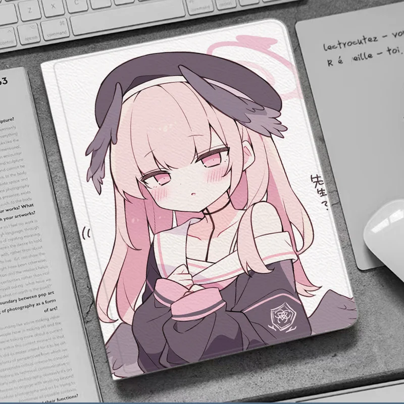 Синий архивный чехол Shimoe Koharu Anime для iPad 10 2 9th 10th Air 6 Mini 4 5 роскошный силиконовый Pro 12
