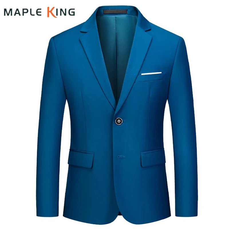 

Korean Candy Colors Blazers for Men Elegant Stylish Jacket Suit Wedding Party Dress Business Terno Masculino Mens Casual Jacket