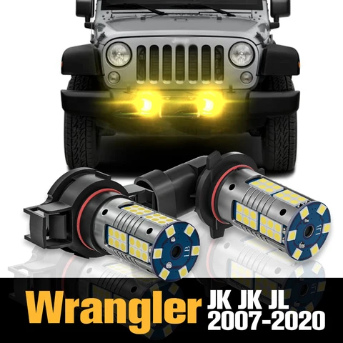 2 шт., задняя противотуманная фара для Jeep Wrangler JK JL 2007-2020 2010 2011 2012 2013 2014 2016 2017 2018 2019