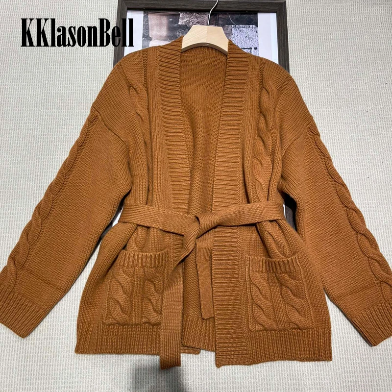 11,16 KKlasonBell толстый кашемировый вязаный кардиган