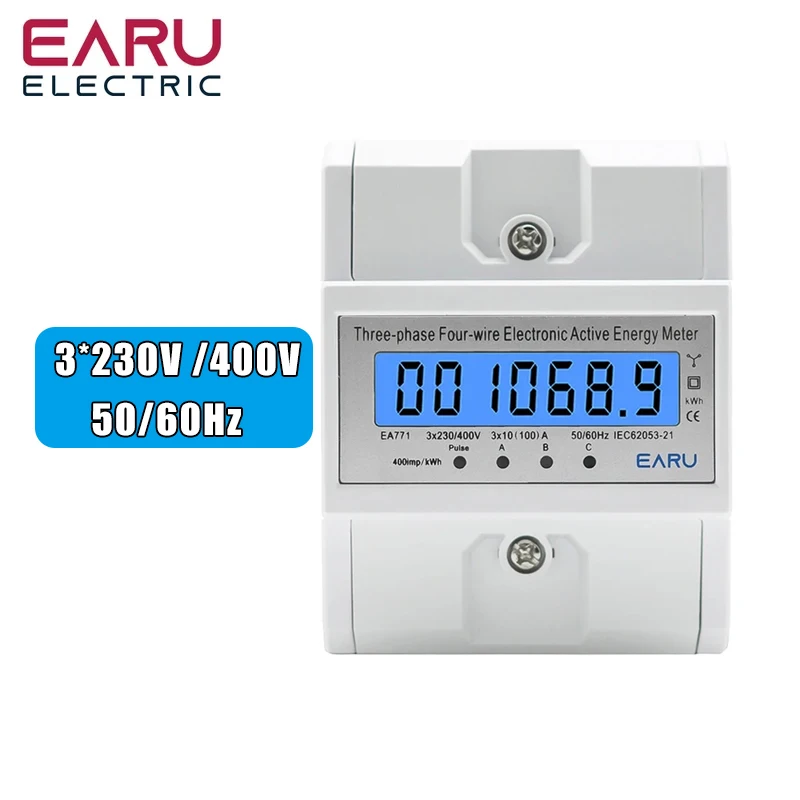

Энергосчетчик EARUELECTRIC 380 В 3-фазный