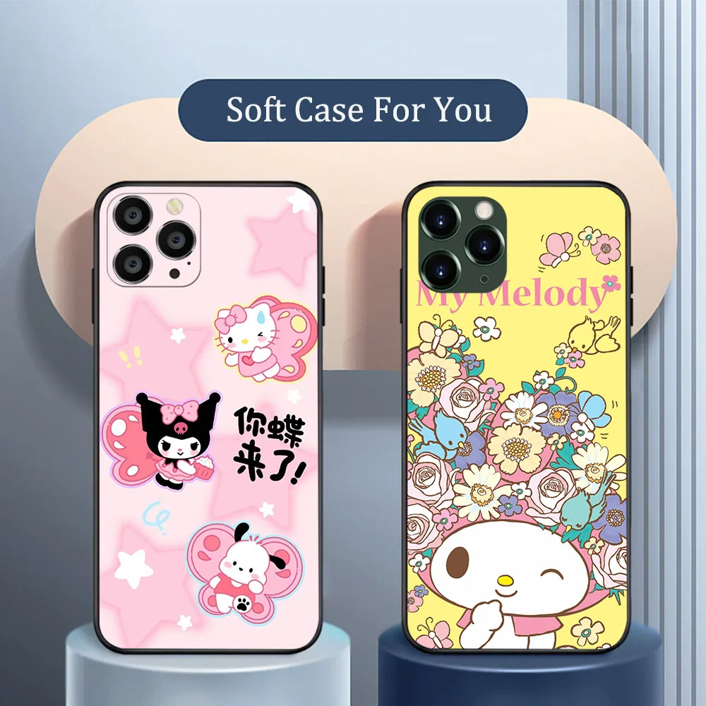 AK-22 Kuromi My Melody Soft чехол для VIVO Y3 Y3S Y15 Y17 Y19 Y5S Y20 Y81I V15 V20 V20i SE Y70 Y11 Y12 Pro