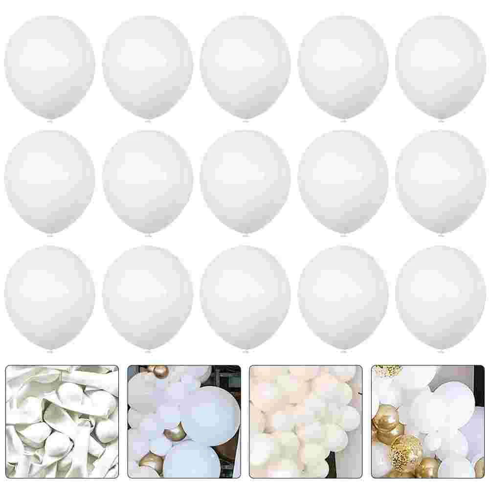 

Round White Balloon Birthday Balloons Women Valentines Party Wedding Kit Halloween Decorations
